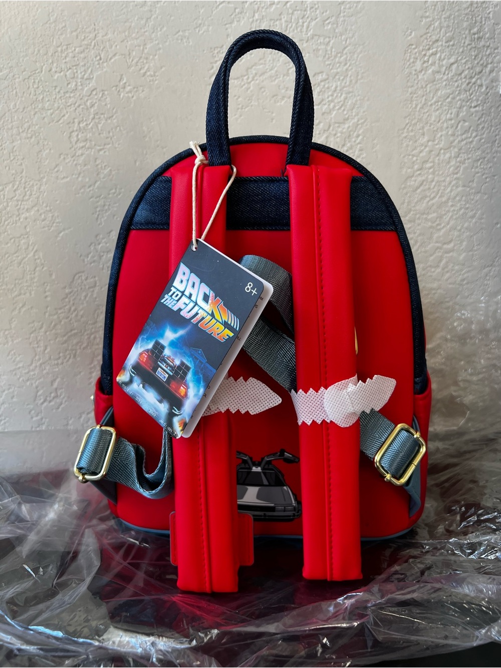 Loungefly Back to the Future Marty McFly Cosplay Mini Backpack - NWT - Picture 4 of 8